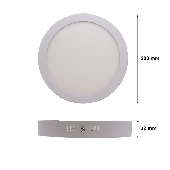 Plafonnier LED Rond 24W 220V CCT - 3000K/4000K/6000K