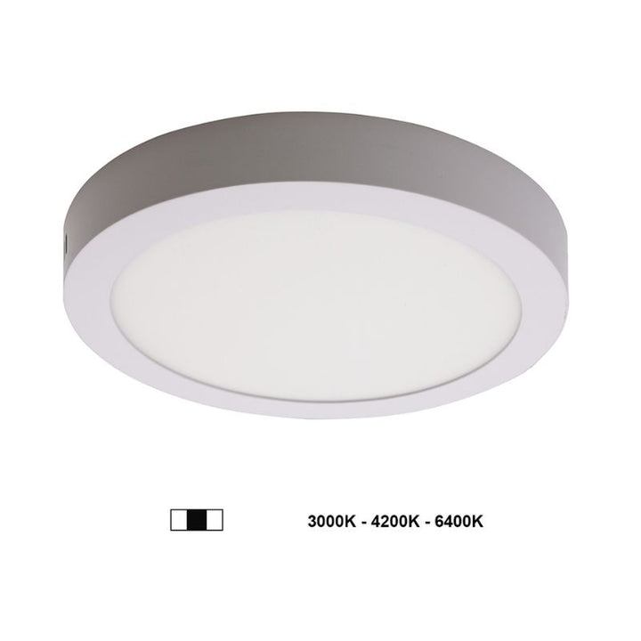 Plafonnier LED Rond 24W 220V CCT - 3000K/4000K/6000K