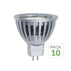 Pack de  10 - Ampoule LED COB GU5.3 / MR16 12V 4W 50°