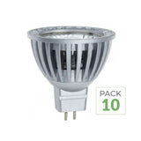Pack de  10 - Ampoule LED COB GU5.3 / MR16 12V 4W 50°