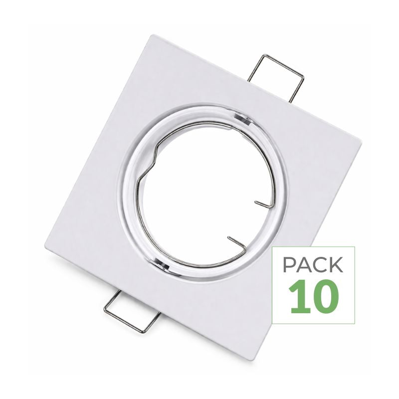 Pack de  10 - Support Spot Carré Orientable