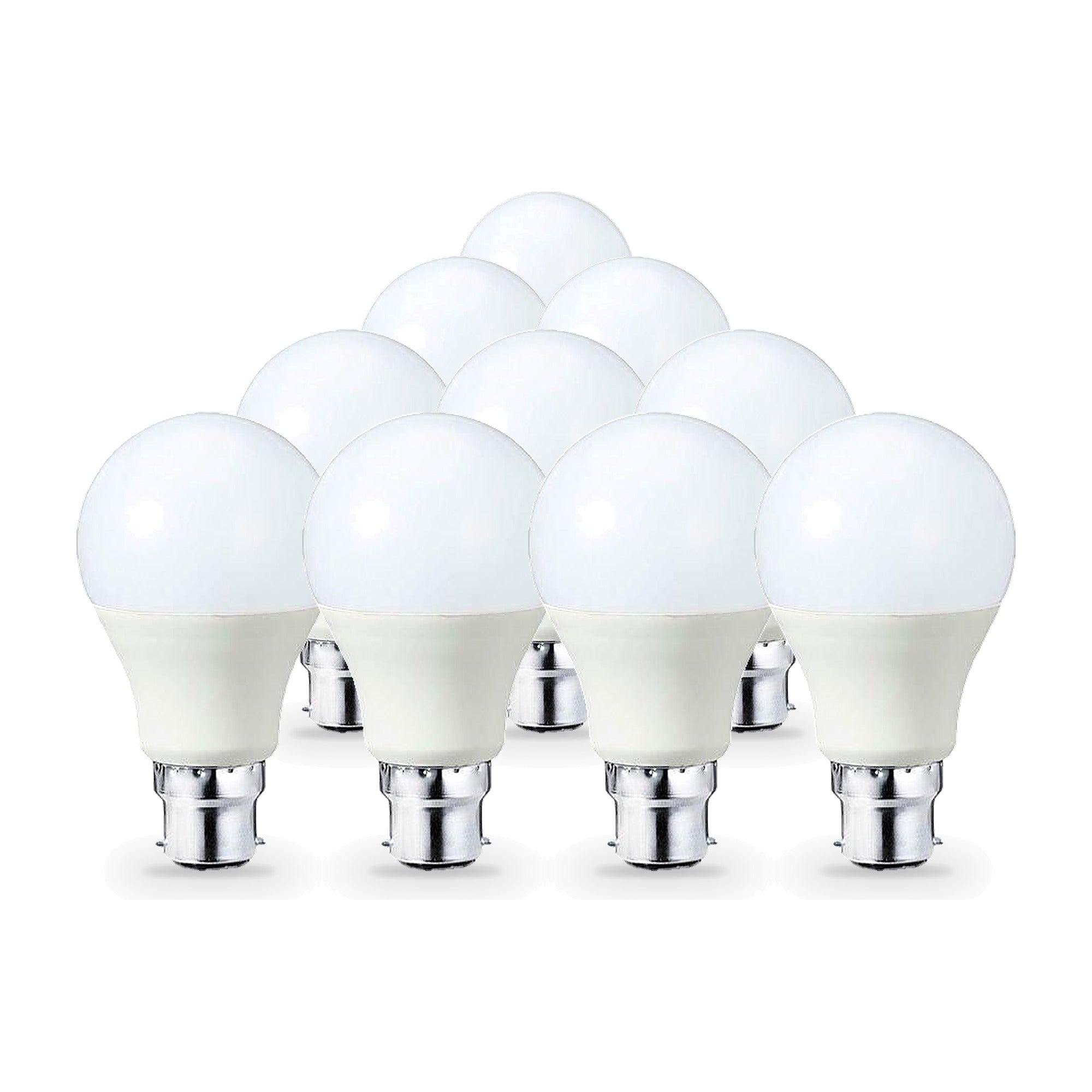 Pack de  10 - Ampoule B22 LED 9W 220V A60 270°