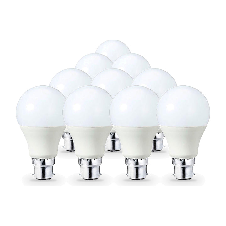 Pack de  10 - Ampoule B22 LED 9W 220V A60 270°