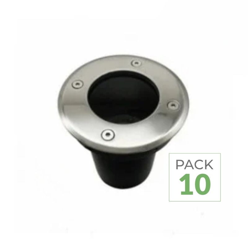 Pack de  10 - Spot LED Extérieur Encastrable pour Ampoule GU10