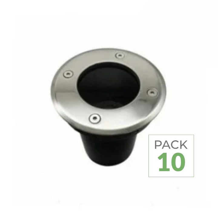 Pack de  10 - Spot LED Extérieur Encastrable pour Ampoule GU10