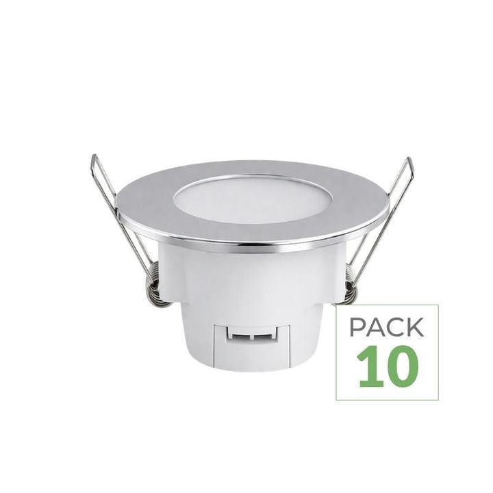 Pack de 10 - Spot LED Etanche 5W Rond Encastrable IP65