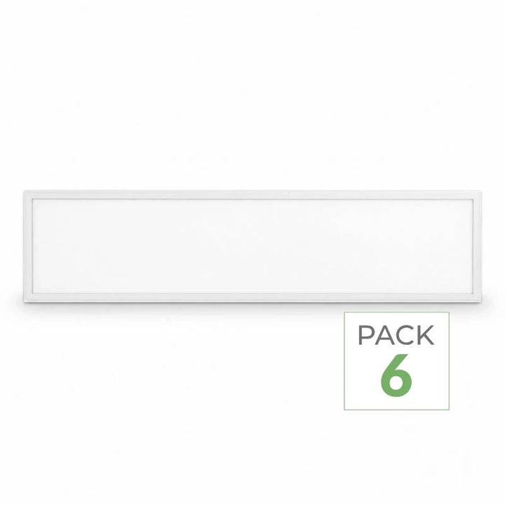 Pack de 6 - Panneau LED Slim 120x30 36W 120lm/W TRIAC Sans Flicker