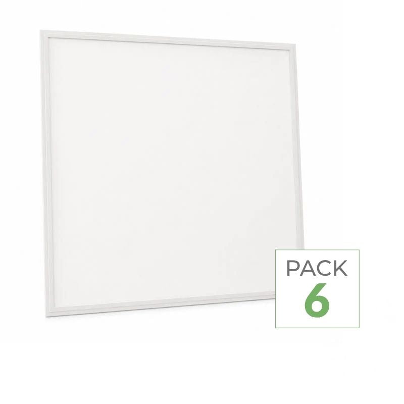 6er-Pack - Slim LED-Panel 60x60 32W 130lm/W TRIAC Flimmerfrei