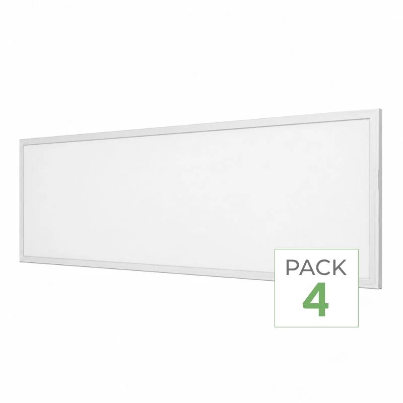 Pack de 4 - Panneau LED Slim 120x60 60W 120lm/W Sans Flicker