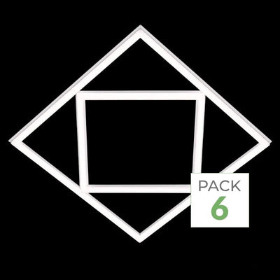 Panneau LED Cadre Forme Diamant 60x60 64W - Pack de 6
