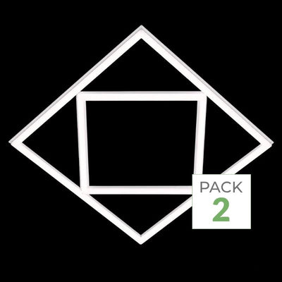 Panneau LED Cadre Forme Diamant 60x60 64W - Pack de 2