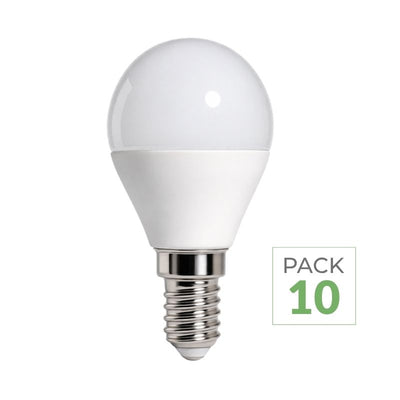 Pack de  10 - Ampoule E14 LED 6W 220V G45 Dimmable