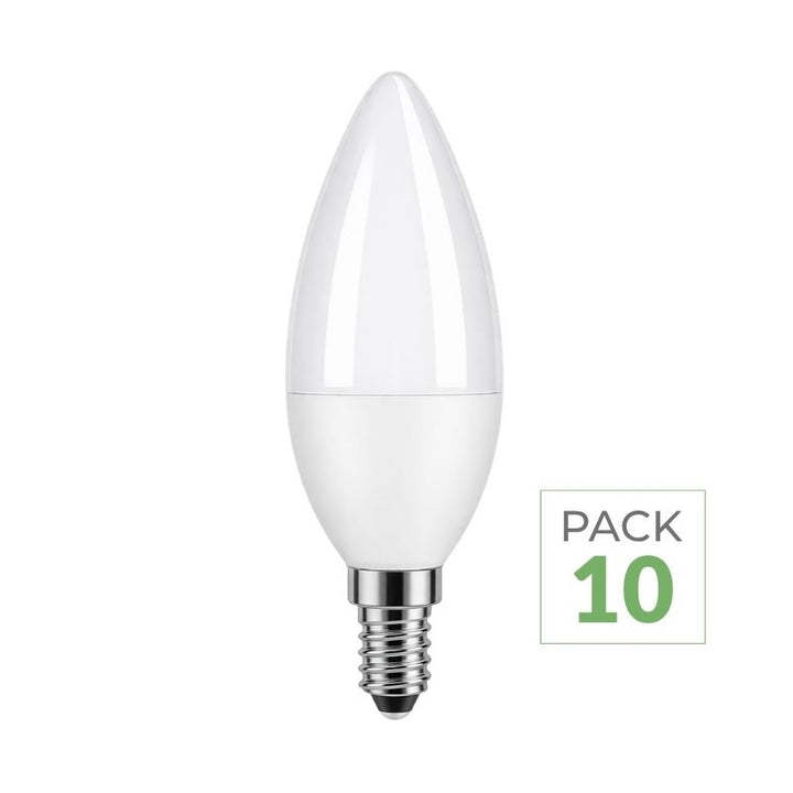 Ampoule LED E14 4.8W C37 180° (Pack de 10)