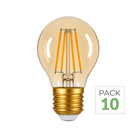 Pack de  10 - Ampoule E27 LED Filament 4W G45 240° Dimmable