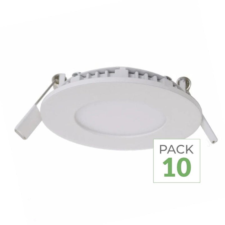 Pack de 10 - Spot LED Encastrable Rond BLANC 3W CCT