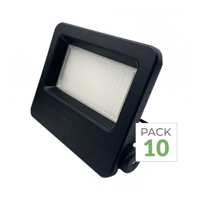 Pack de  10 - Projecteurs LED Extérieur 50W IP65 NOIR