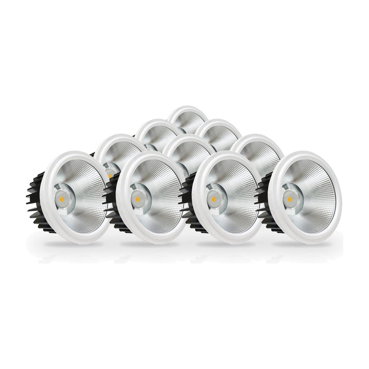 Pack de  10 - Ampoule LED AR111 20W COB Rond