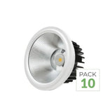 Pack de  10 - Ampoule LED AR111 20W COB Rond