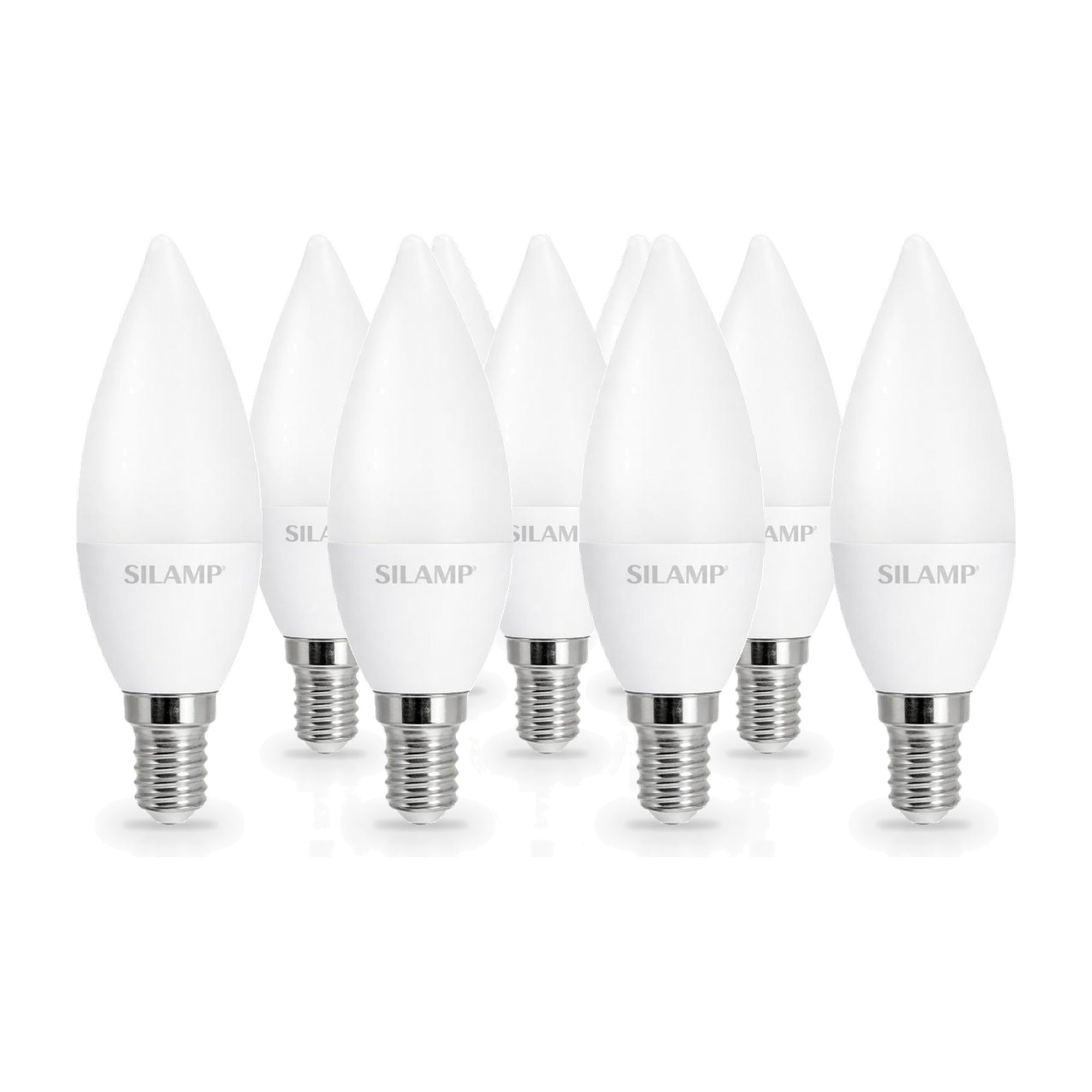 Pack de  10 - Ampoule E14 LED 8W 220V C37 180°