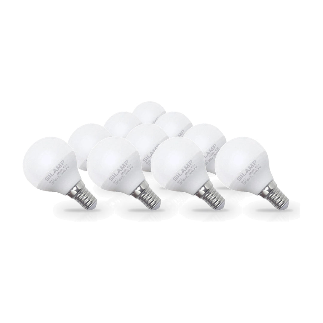 Pack de  10 - Ampoule E14 LED 8W 220V G45 300°