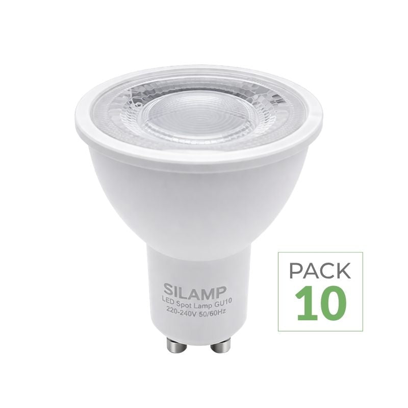Pack de  10 - Ampoule LED GU10 Dimmable 8W 220V SMD2835 PAR16 60°