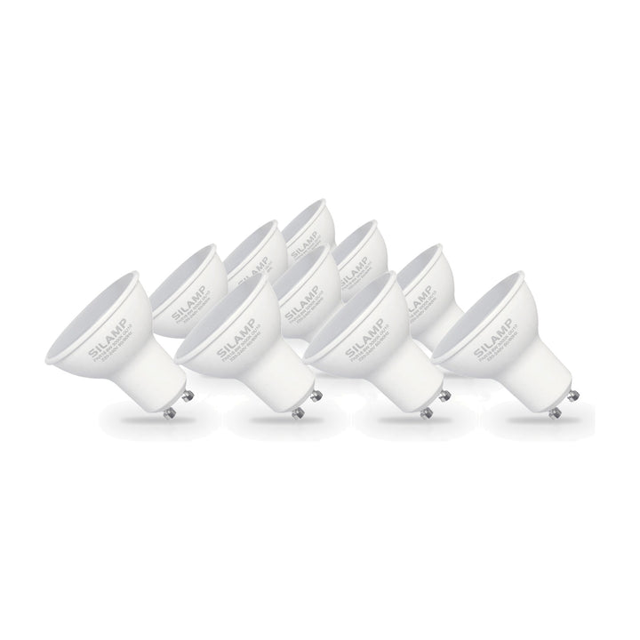 Pack de  10 - Ampoule LED GU10 6W 220V SMD2835 PAR16 10LED 90°