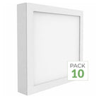 Pack de  10 - Plafonnier LED 24W 220V Carré