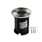 Pack de  10 - Spot LED Extérieur Encastrable IP65 pour Ampoule GU10
