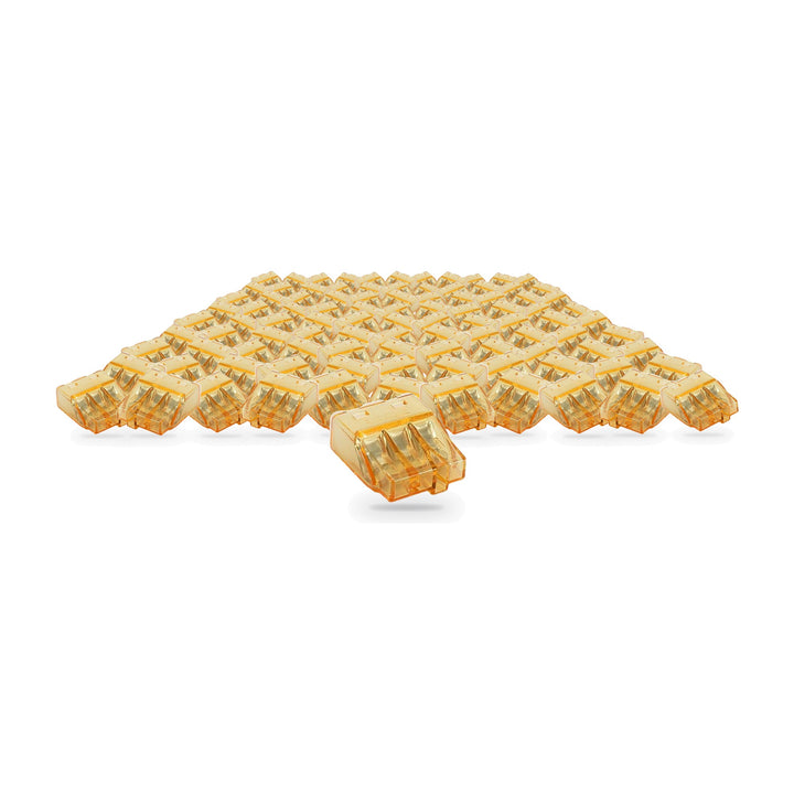 Borne de Connexion Rapide 3 Entrées 0,5-2,5 mm² - Lot de 100