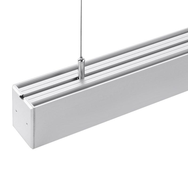 Suspension Linéaire LED 120cm 40W Interconnectable Gris