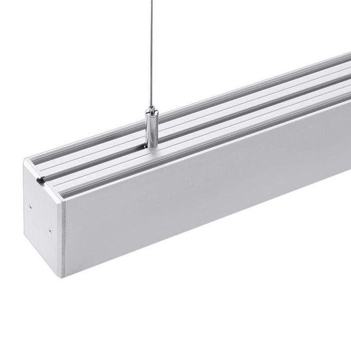 Suspension Linéaire LED 120cm 40W Interconnectable Gris