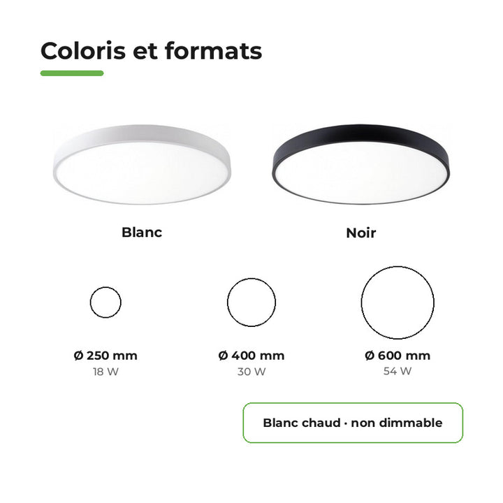 LED-Deckenleuchte 18W 25 cm