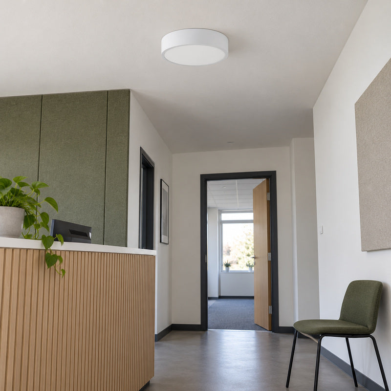 Plafonnier LED 18W 25cm Blanc