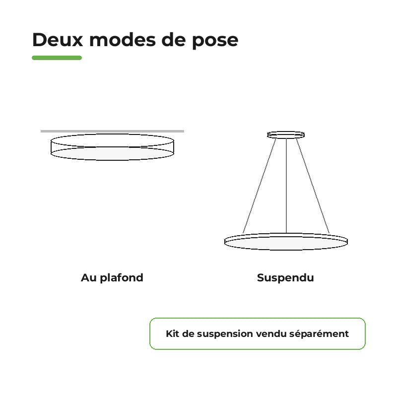 LED plafondlamp 54W 60cm