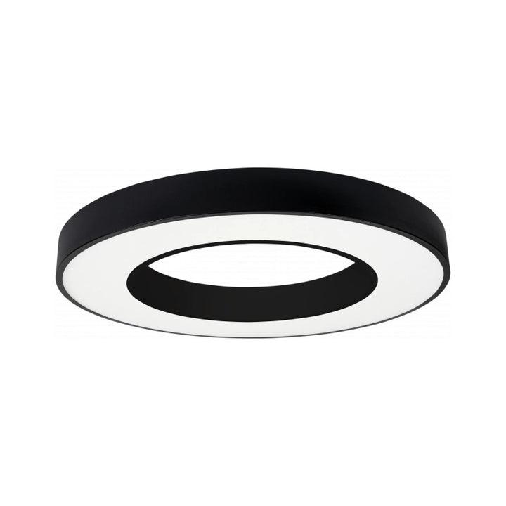 Plafonnier LED Noir 36W 50cm avec Kit de Suspension