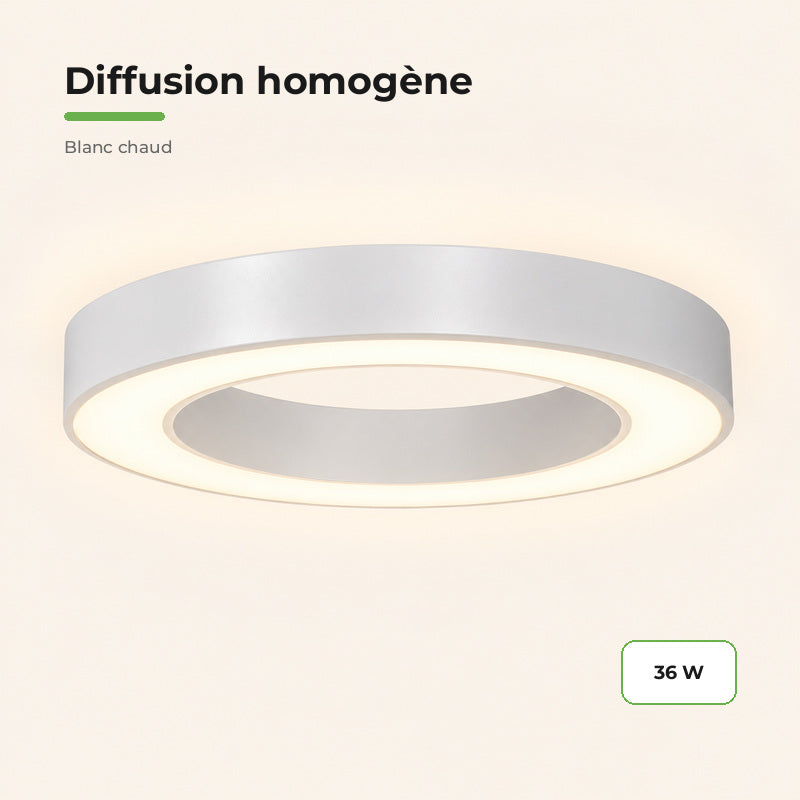 Plafonier LED Branco Redondo 36W 50cm