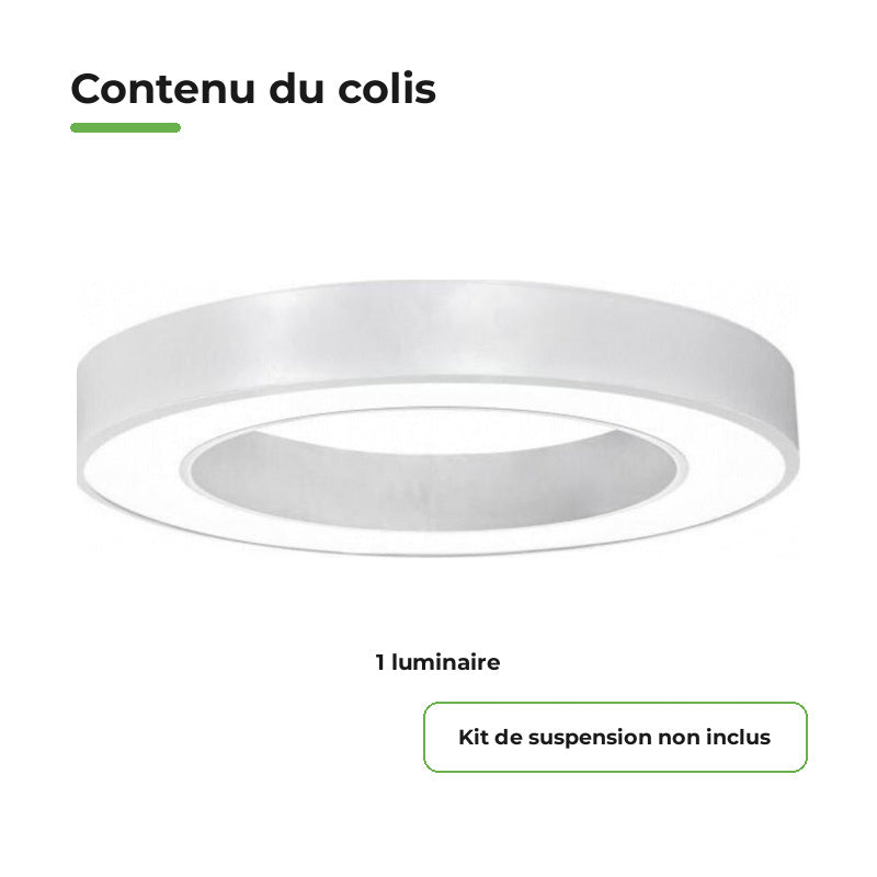 Plafonier LED Branco Redondo 36W 50cm