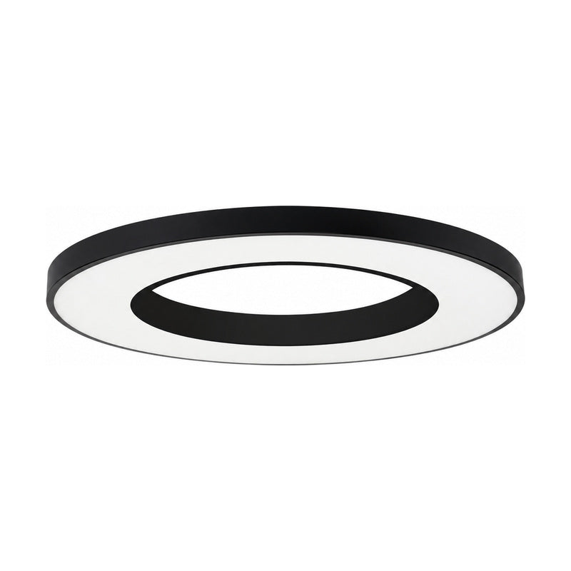 Plafonnier LED Noir 64W 80cm avec Kit de Suspension
