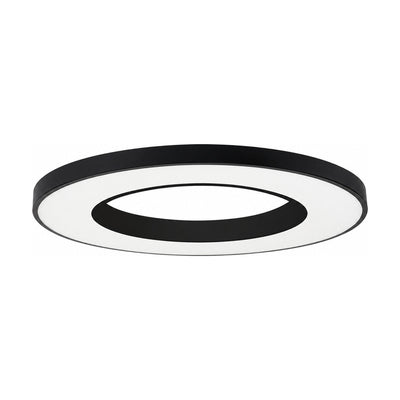 Zwarte ledplafondlamp 64W 80cm met ophangset