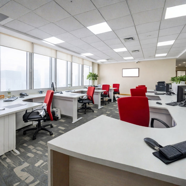 Panneau LED 28W 60x60 BLANC dimmable 150lm/W avec détecteur de mouvement (Pack de 2)