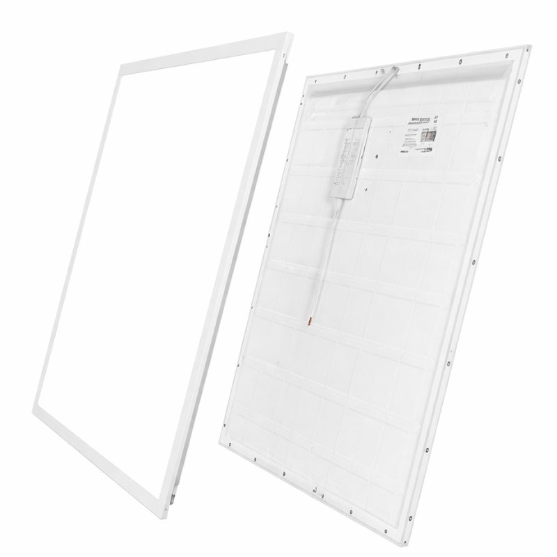 Pack de 2 - Panneau LED 28W 60x60 BLANC dimmable 150lm/W avec détecteur de mouvement