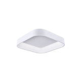 Plafonnier LED 38W Carré BLANC SABLE - Blanc Chaud 3000K