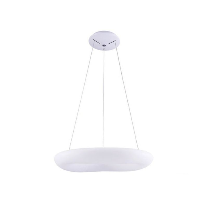 Suspended LED ceiling light 50w white round - Warm white 3000k
