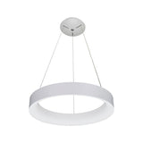 Suspended LED ceiling light 60w white round - Warm white 3000k