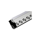Profilé Aluminium encastré angulaire pour Ruban LED Couvercle Blanc Opaque
