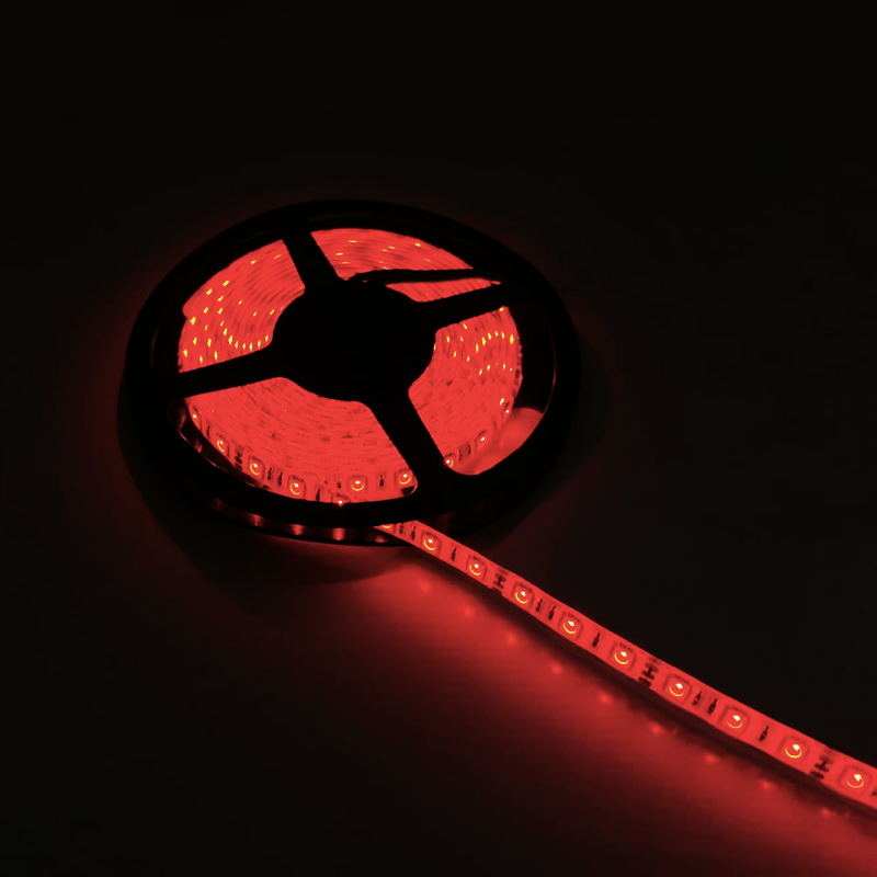 Bandeau LED RGB 12V 5m 5050 60LED/m IP44