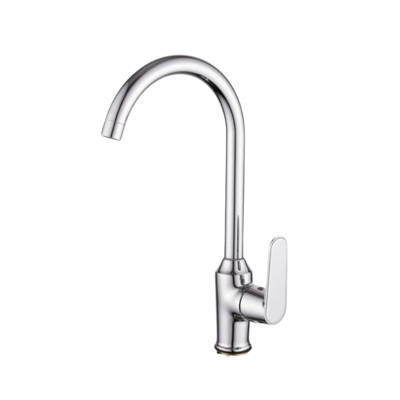 Adjustable stainless steel kitchen faucet