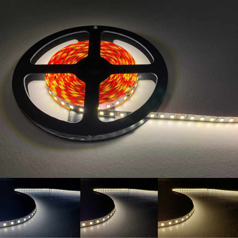 Bandeau LED 24V 5m 2835 120LED/m Rangée Simple IP20