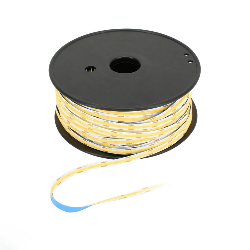 Ruban LED COB 50M 12V 12W/m 1080lm/m sécable 2,5cm