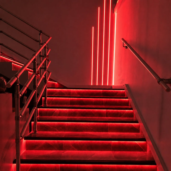 Ruban LED COB 5M 24V IP20 320LED/m - Rouge - Silumen